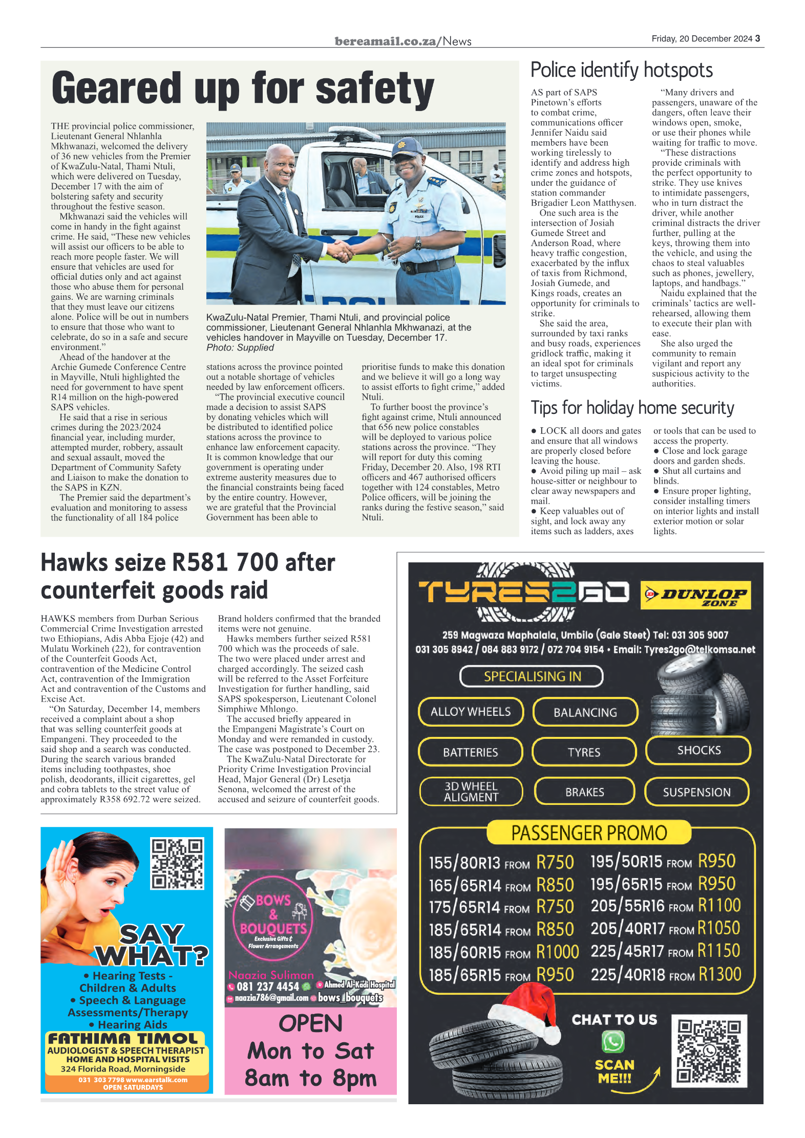 Berea Mail 20 December 2024 page 3