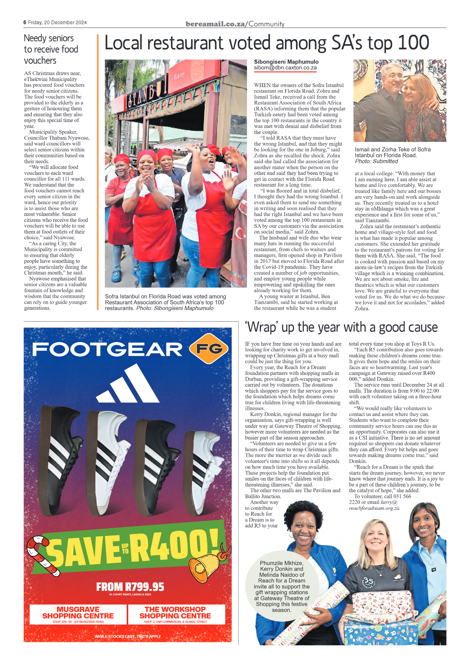 Berea Mail 20 December 2024 page 6