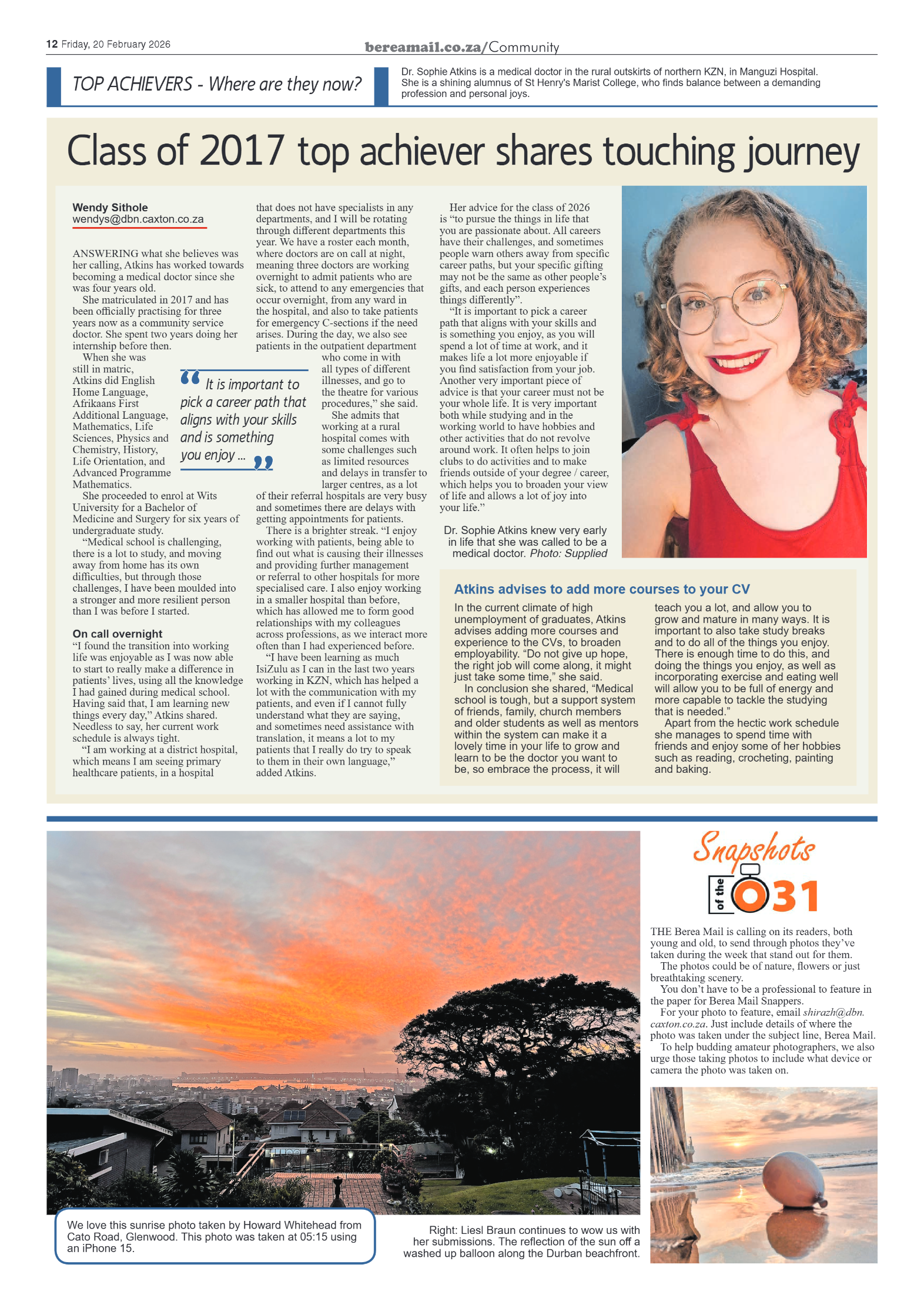 Berea Mail 20 February 2026 page 12