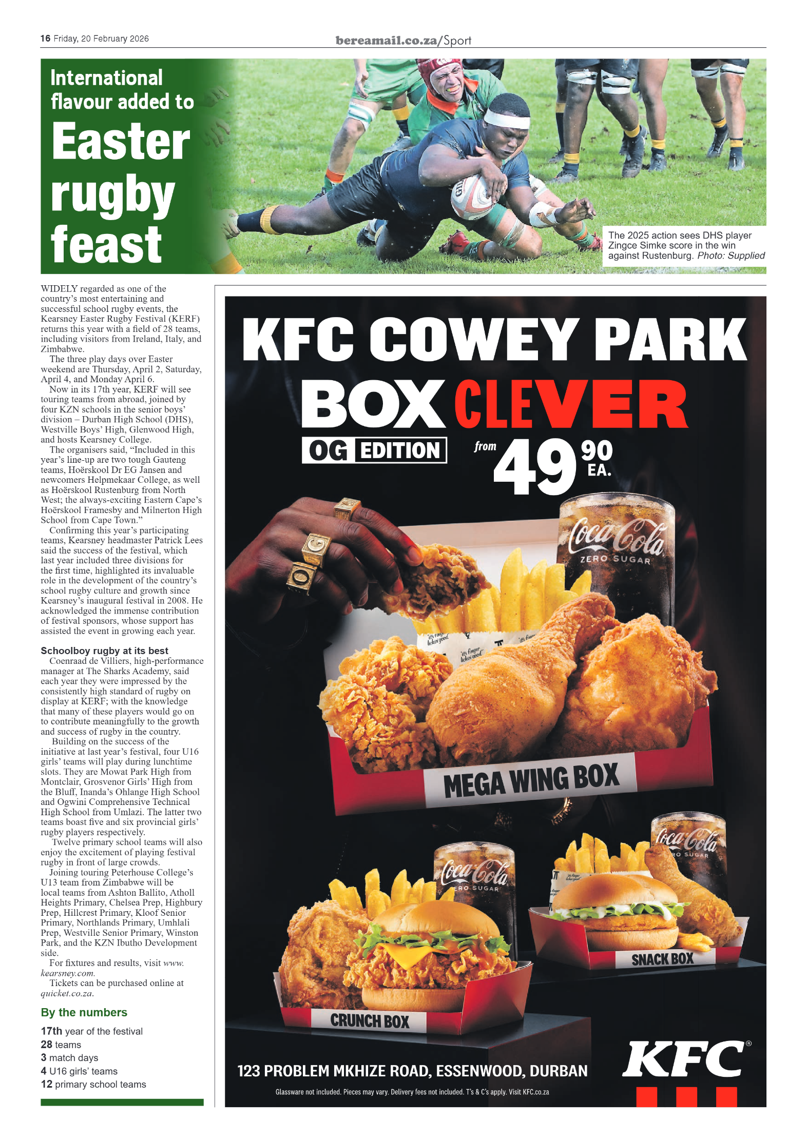 Berea Mail 20 February 2026 page 16