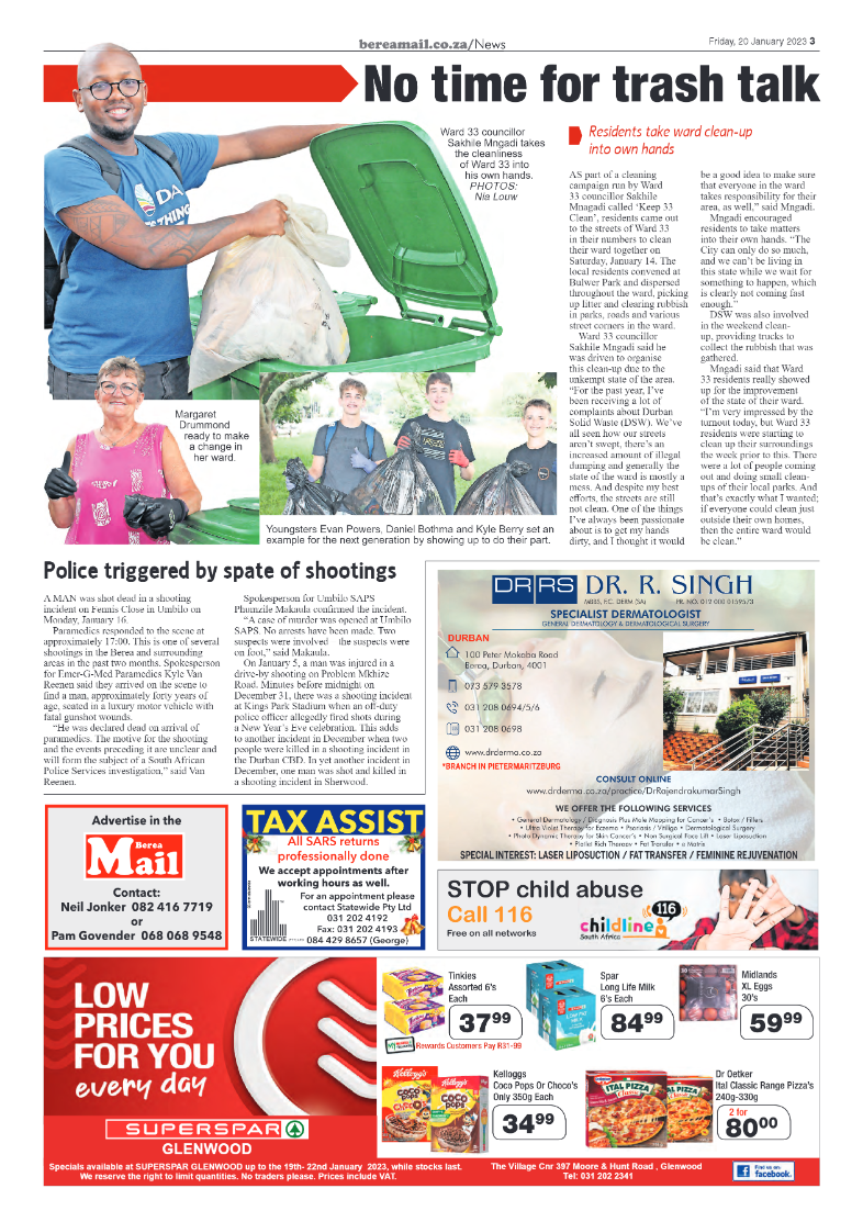 Berea Mail 20 January 2023 page 3