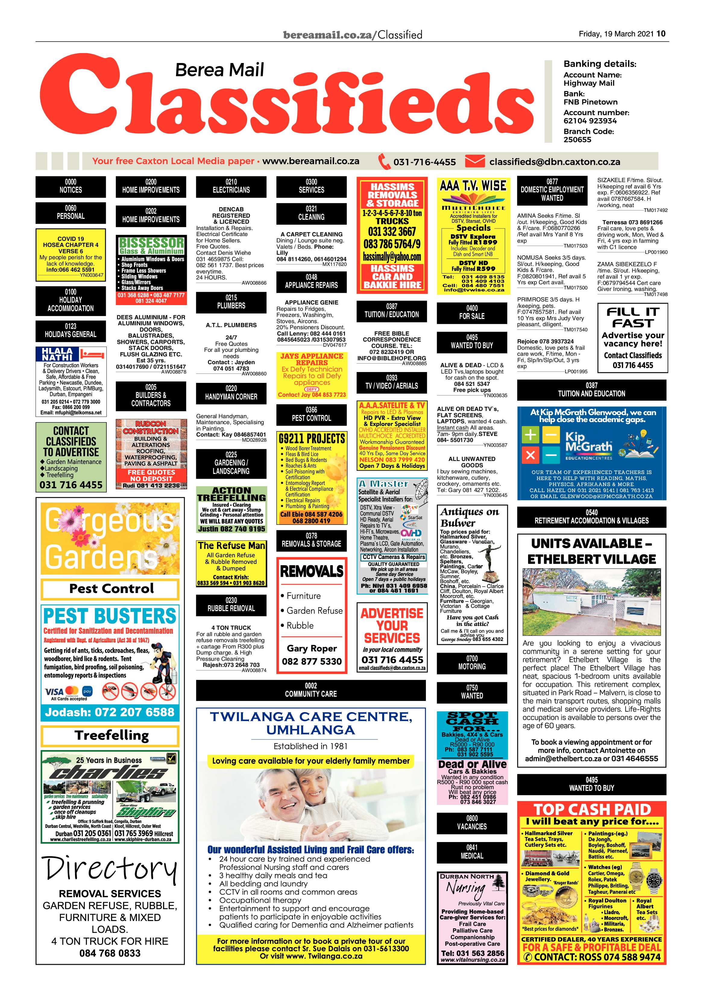Berea Mail 20 March 2021 page 10