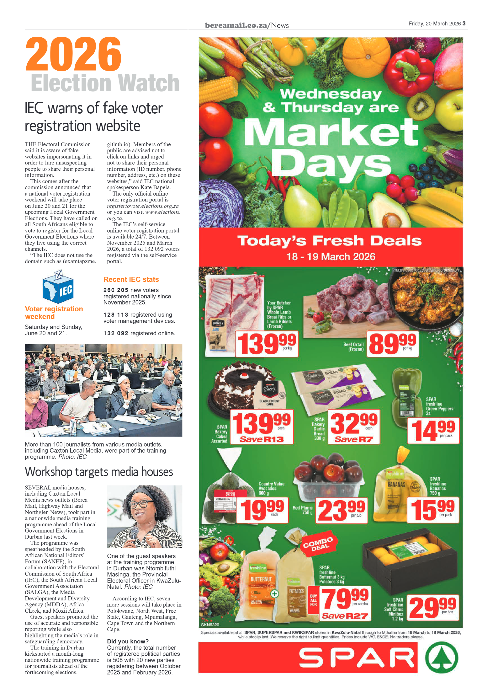 Berea Mail 20 March 2026 page 3