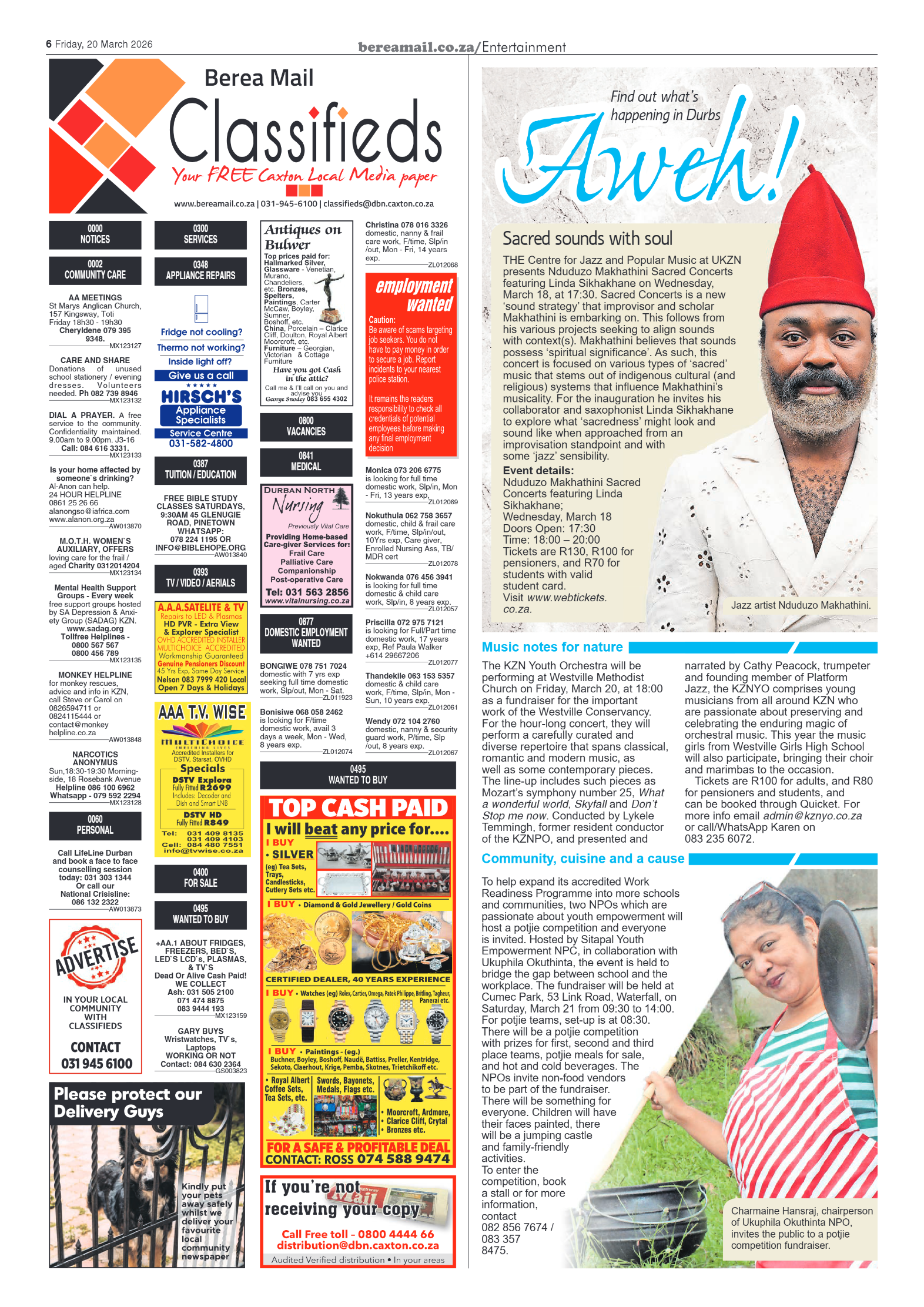 Berea Mail 20 March 2026 page 6