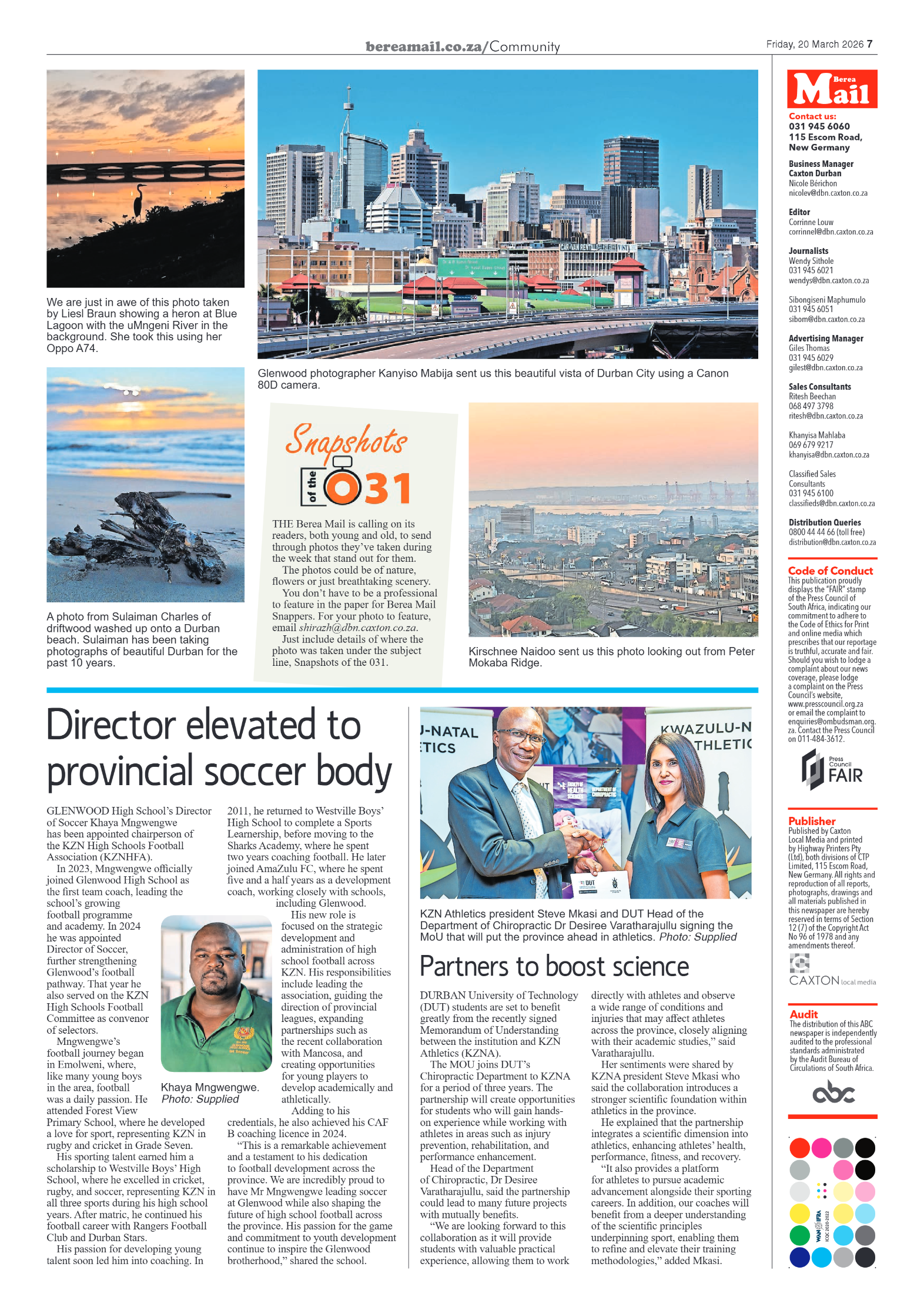 Berea Mail 20 March 2026 page 7