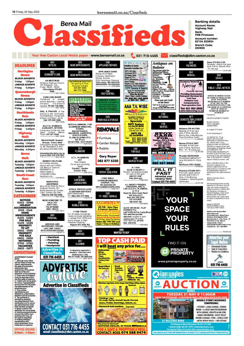 Berea Mail 20 May 2022 page 10