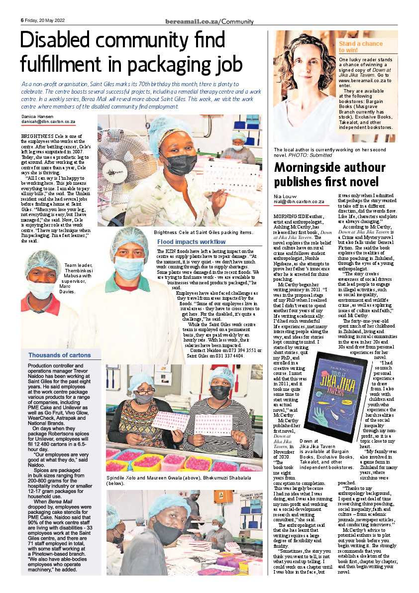 Berea Mail 20 May 2022 page 6
