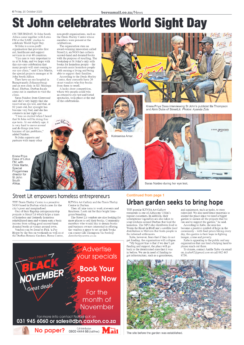 Berea Mail 20 October 2023 page 4