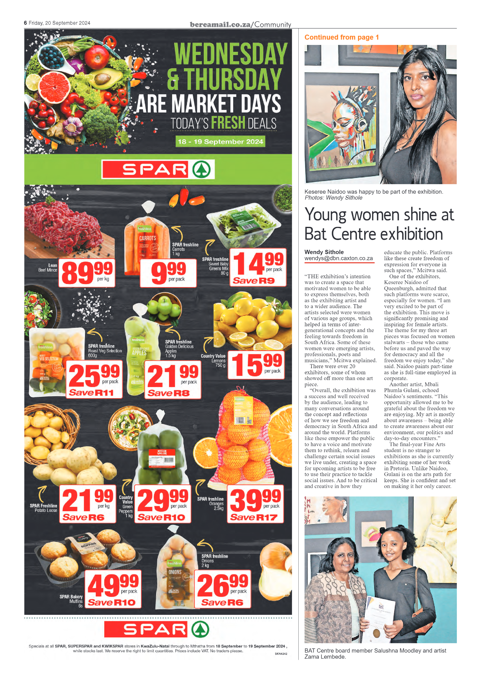 Berea Mail 20 September 2024 page 6