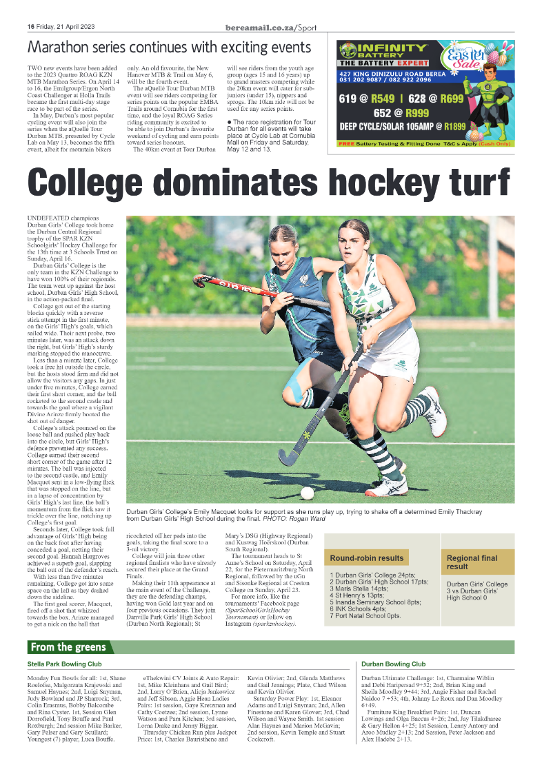 Berea Mail 21 April 2023 page 16