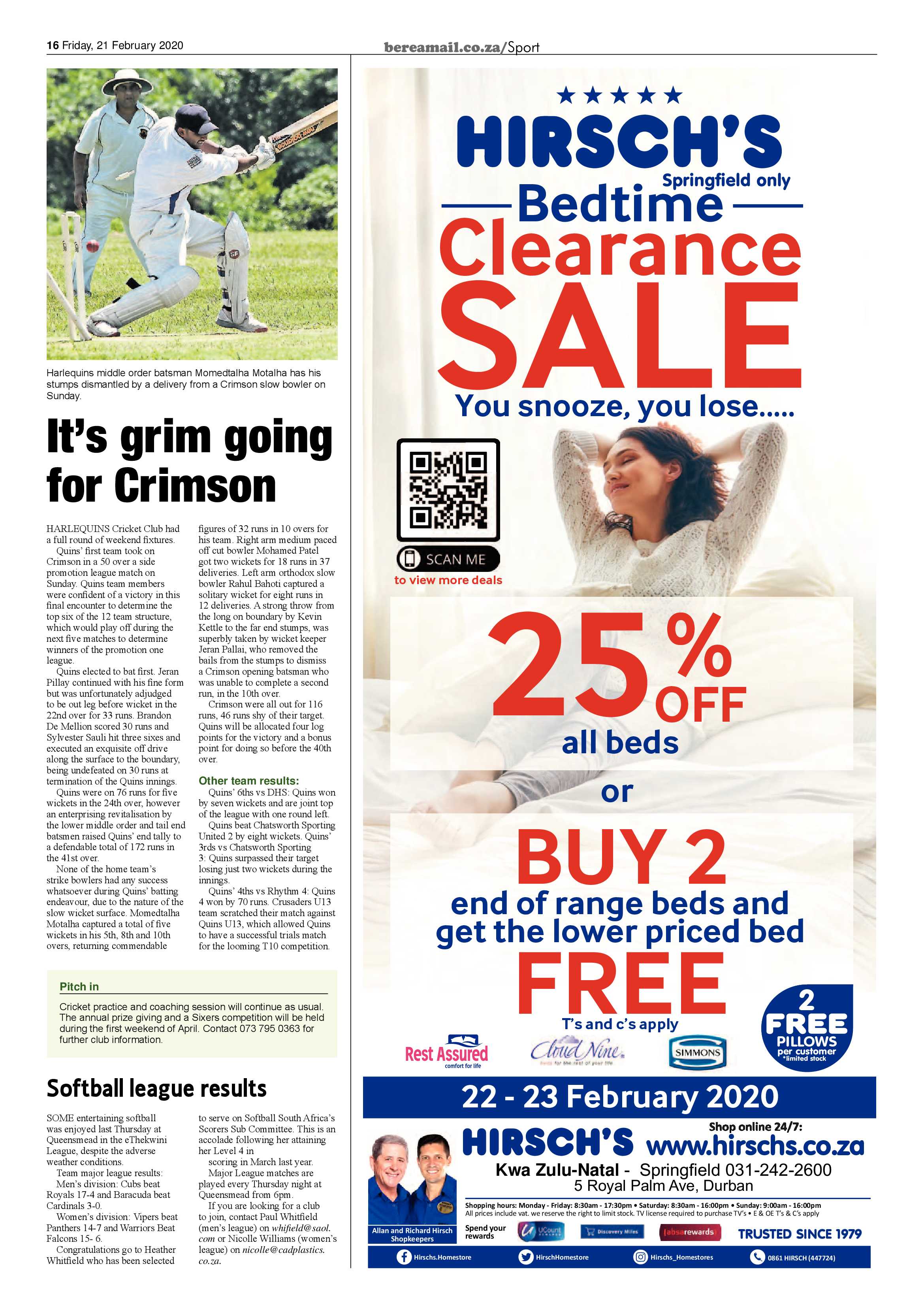 Berea Mail 21 February 2020 page 16