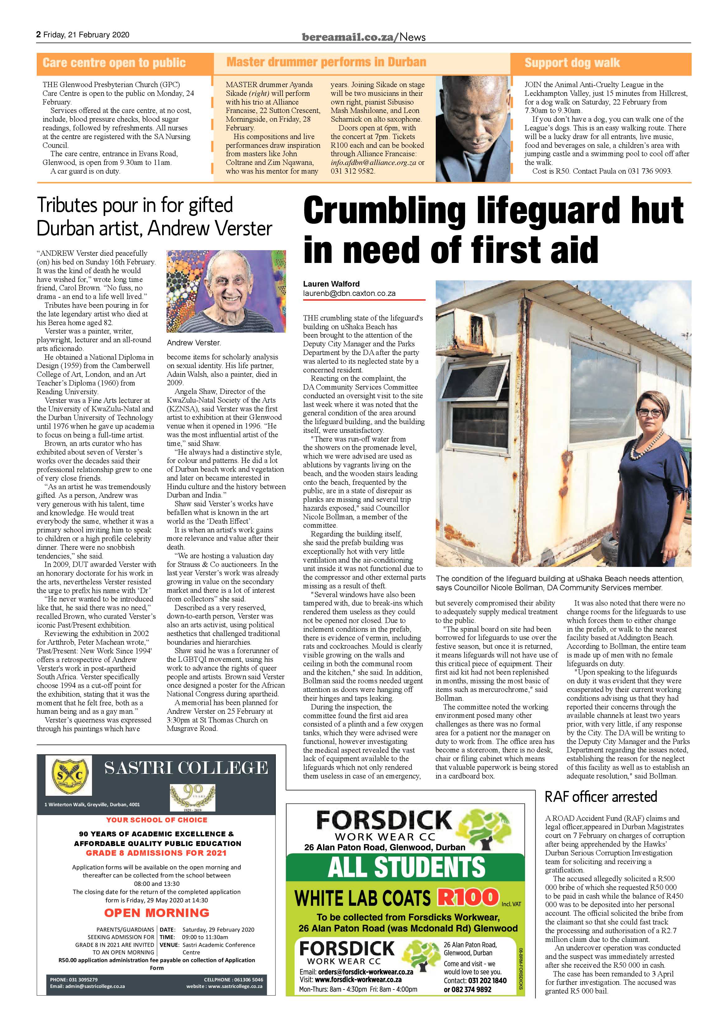 Berea Mail 21 February 2020 page 2