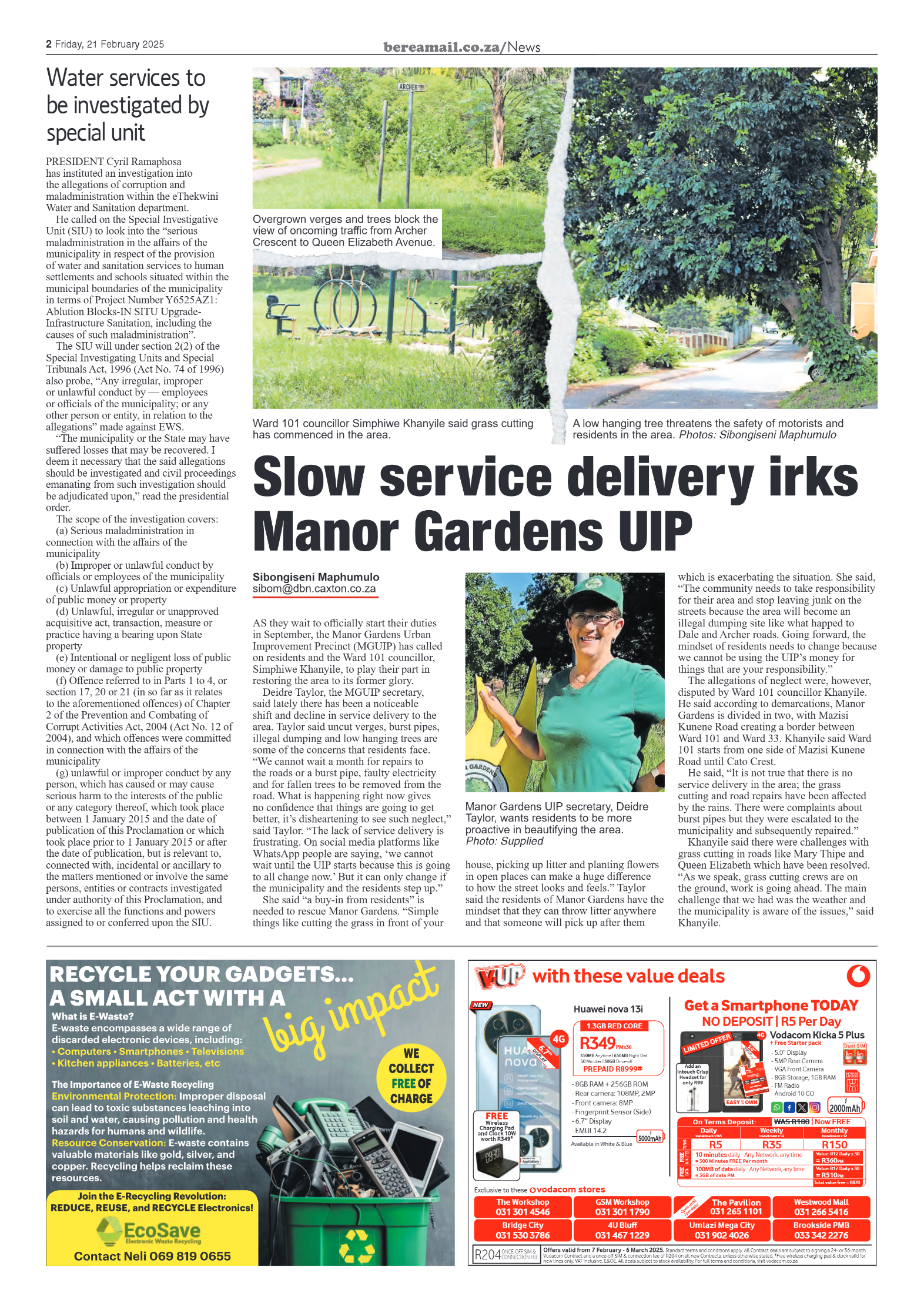 Berea Mail 21 February 2025 page 2