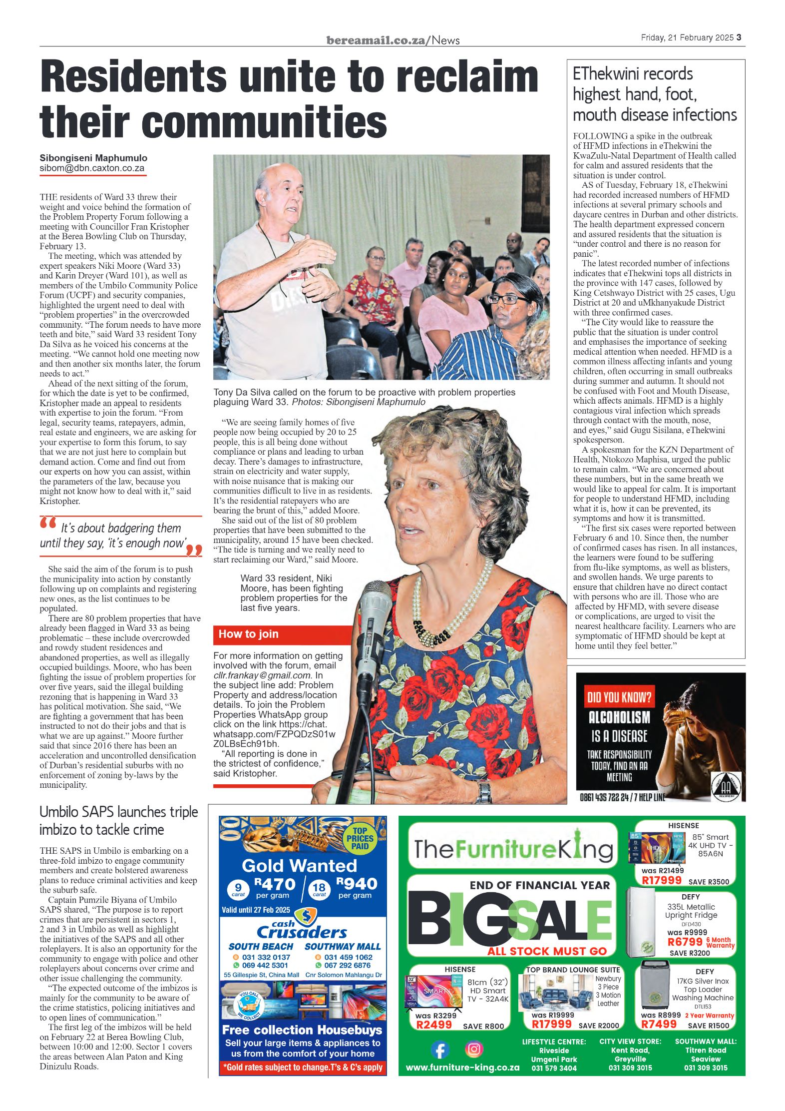 Berea Mail 21 February 2025 page 3