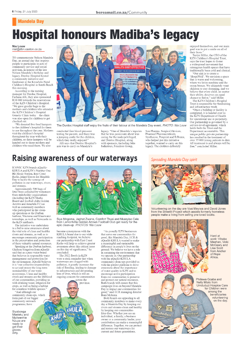Berea Mail 21 July 2023 page 6