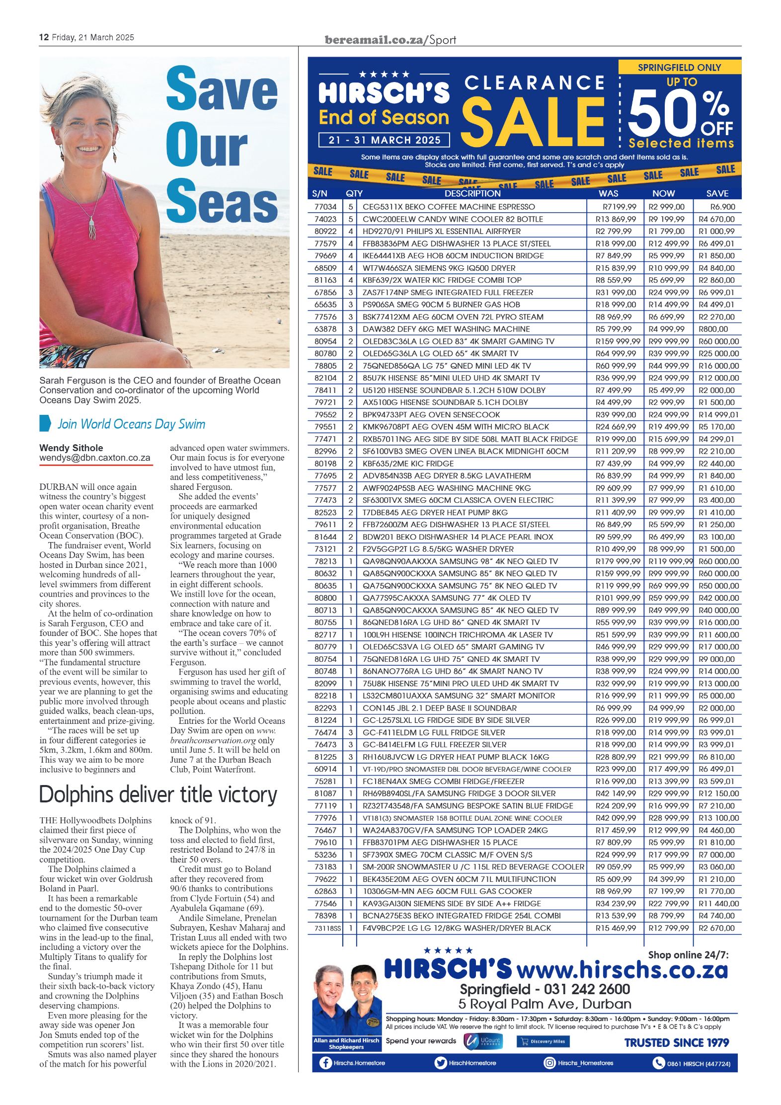 Berea Mail 21 March 2025 page 12