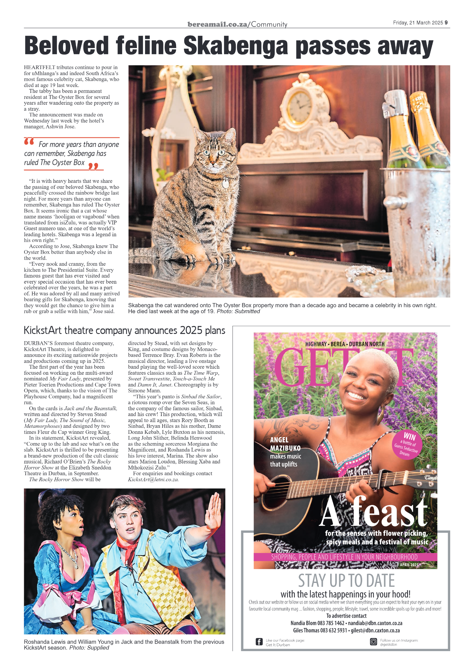 Berea Mail 21 March 2025 page 9