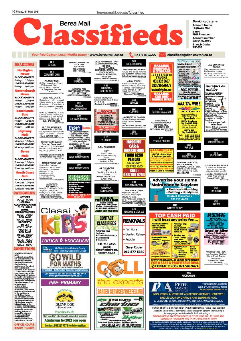 Berea Mail 21 May 2021 page 10