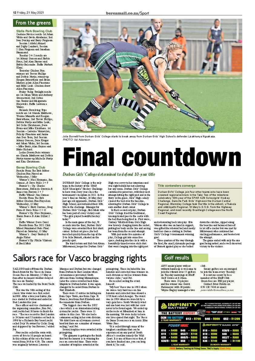Berea Mail 21 May 2021 page 12