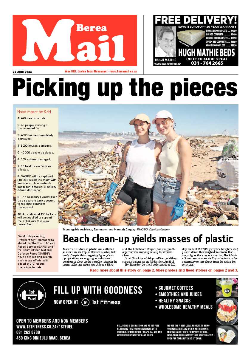 Berea Mail 22 April 2022 page 1