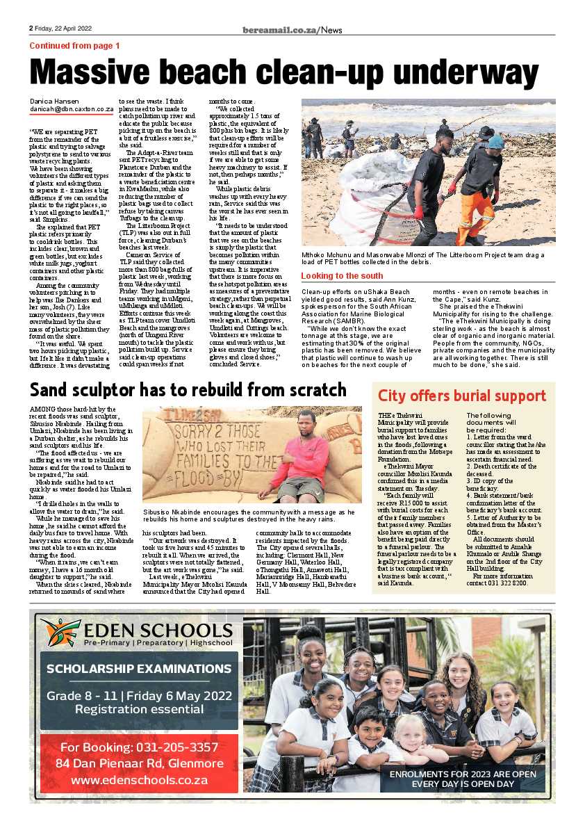 Berea Mail 22 April 2022 page 2