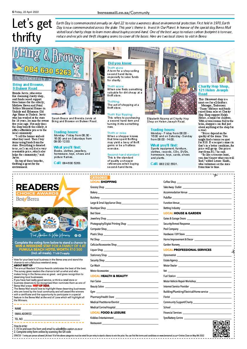 Berea Mail 22 April 2022 page 6