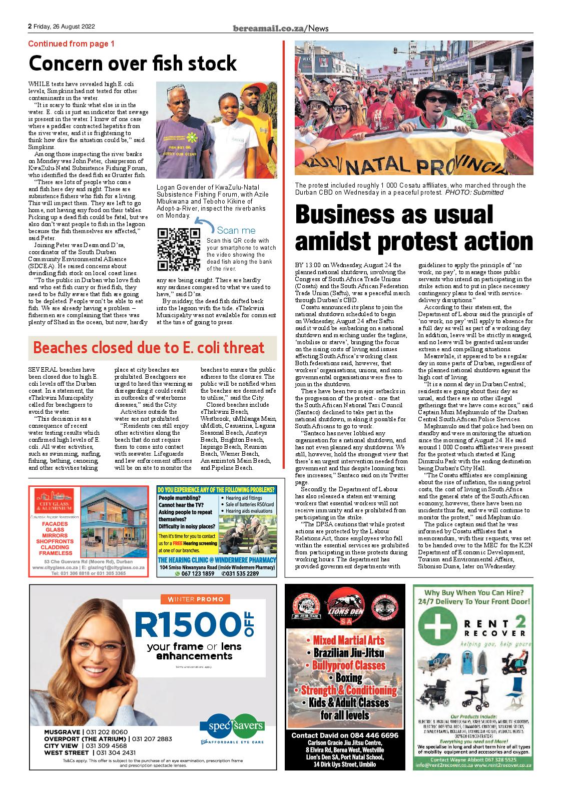 Berea Mail 22 August 2022 page 2