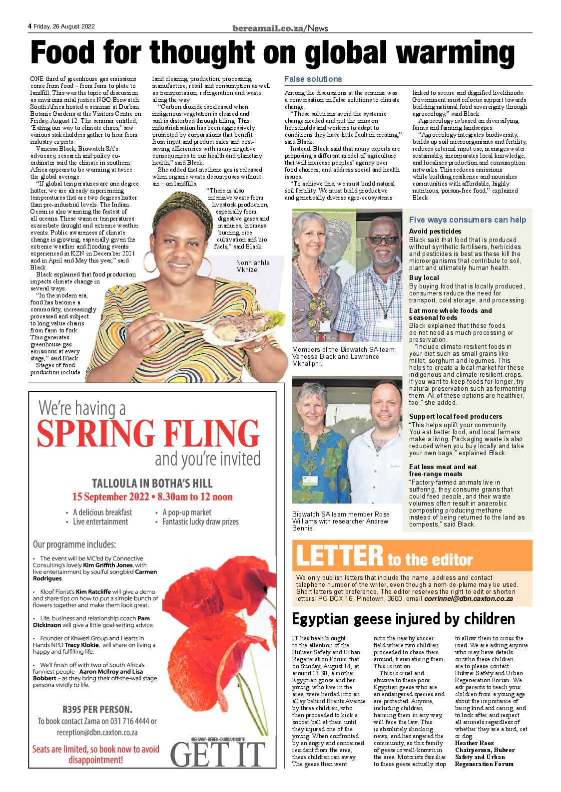 Berea Mail 22 August 2022 page 4