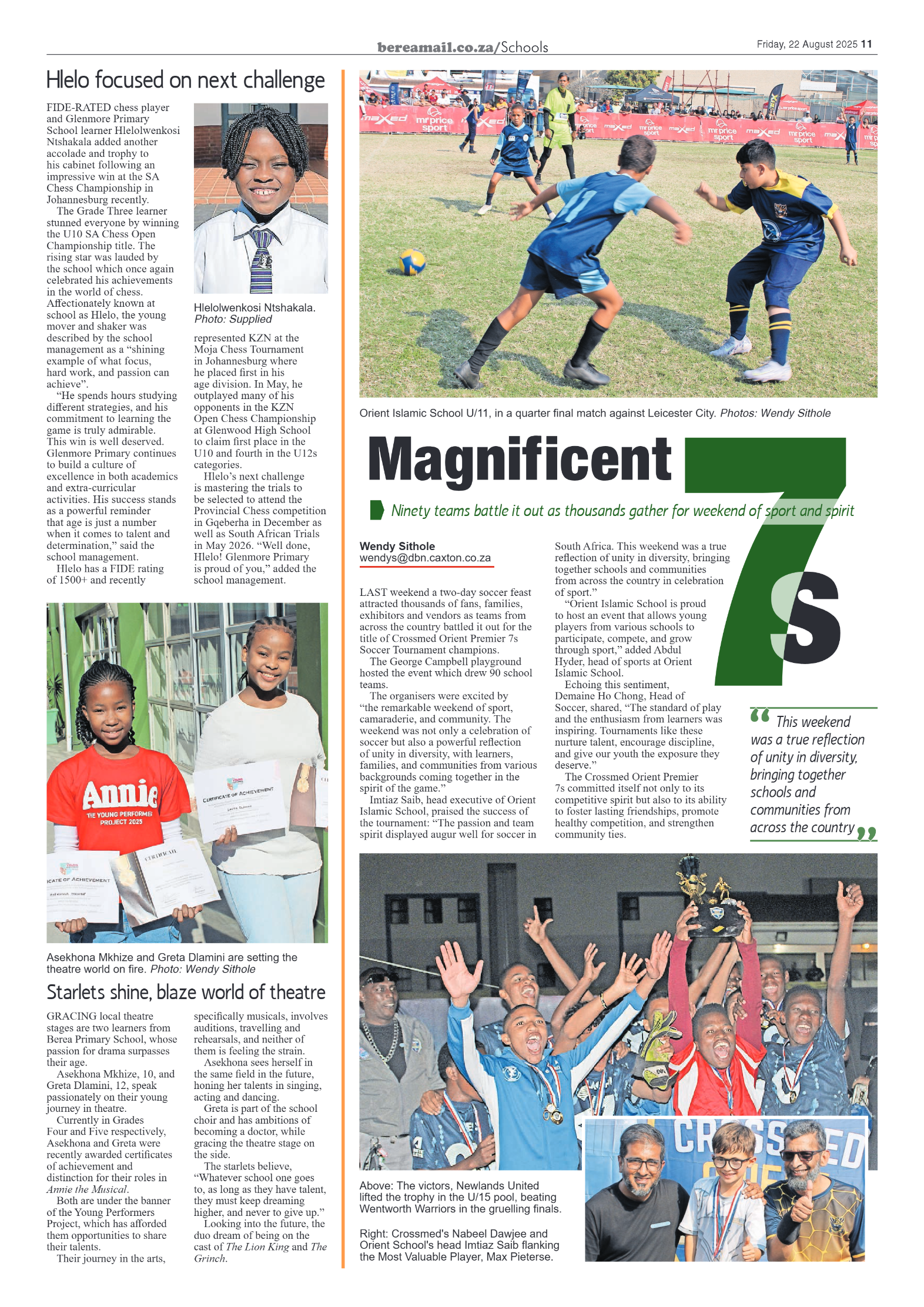 Berea Mail 22 August 2025 page 11