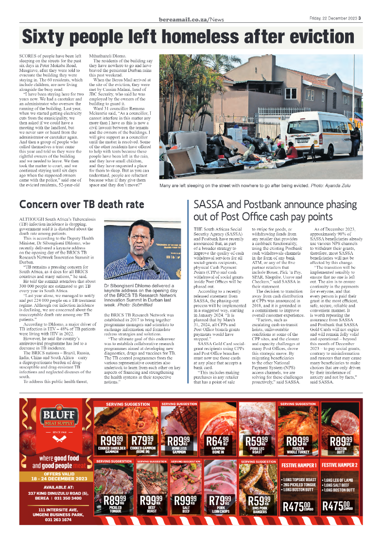 Berea Mail 22 December 2023 page 3