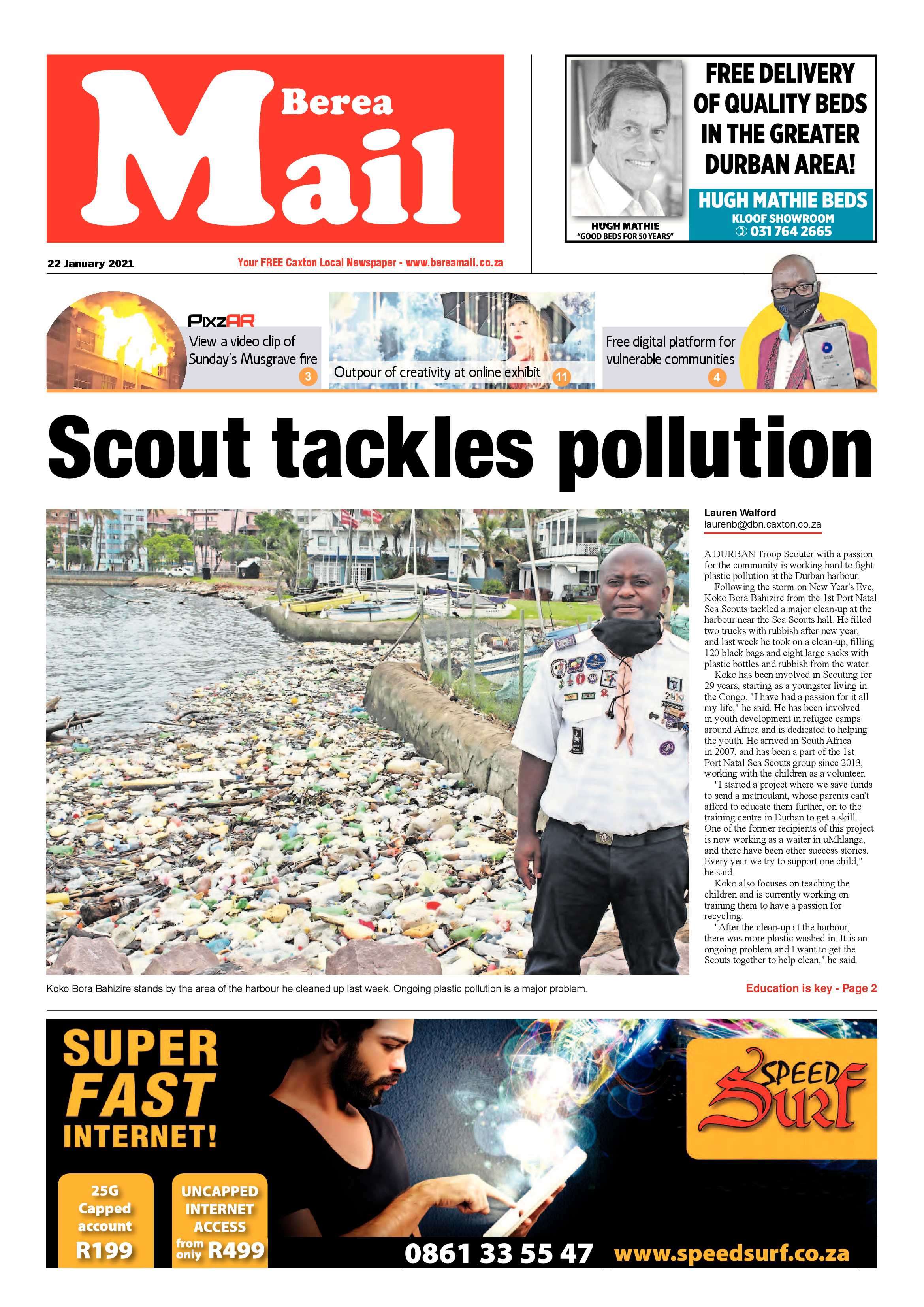 Berea Mail 22 January 2021 page 1