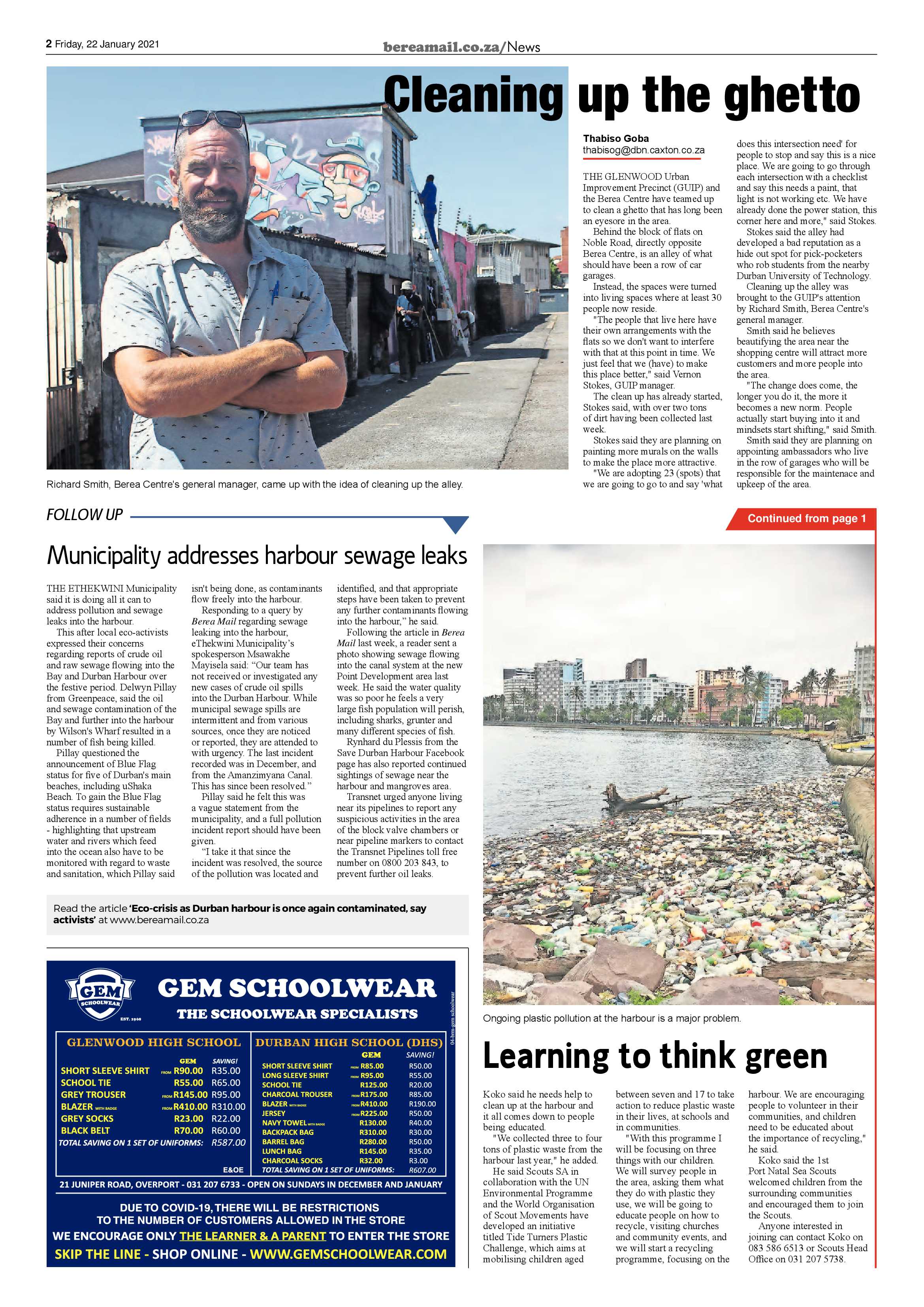 Berea Mail 22 January 2021 page 2
