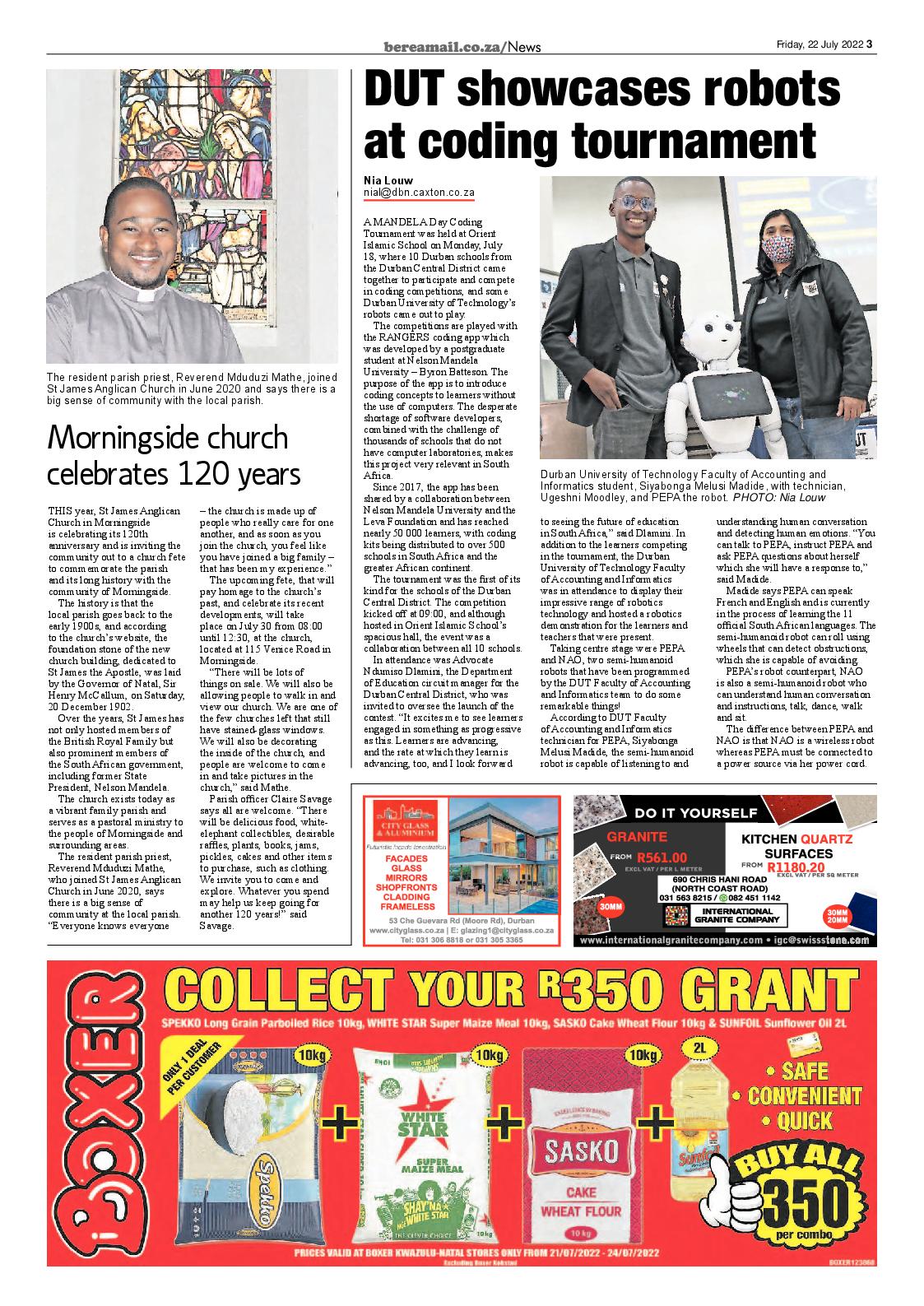 Berea Mail 22 July 2022 page 3