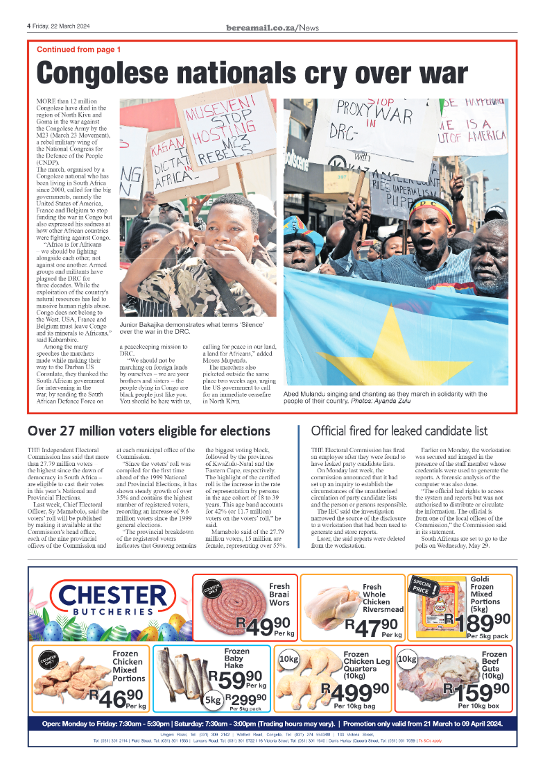 Berea Mail 22 March 2024 page 4