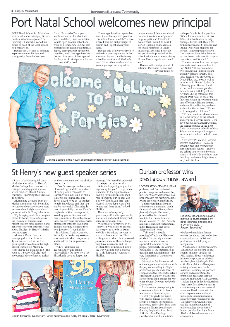 Berea Mail 22 March 2024 page 8