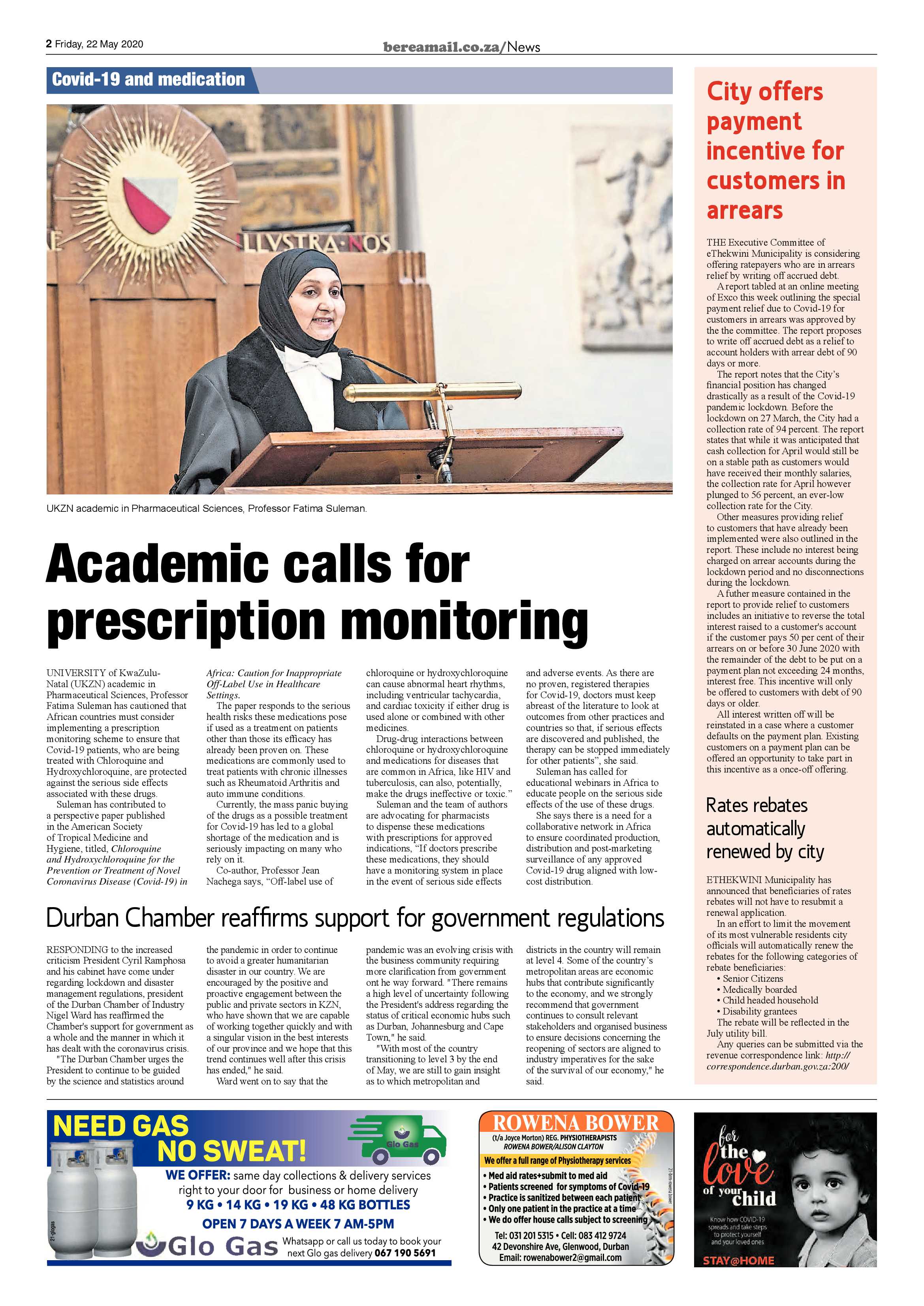 Berea Mail 22 May 2020 page 2
