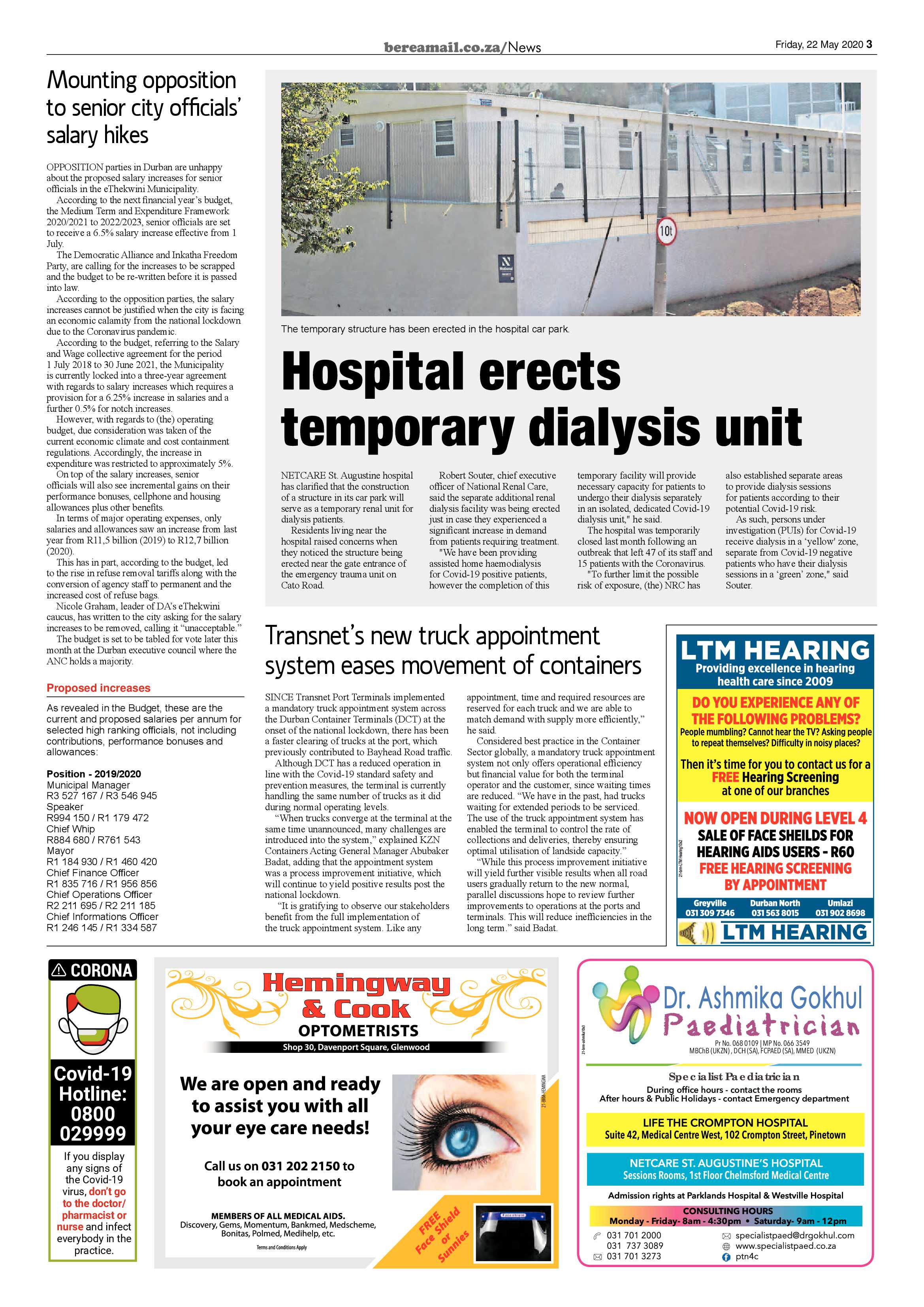 Berea Mail 22 May 2020 page 3
