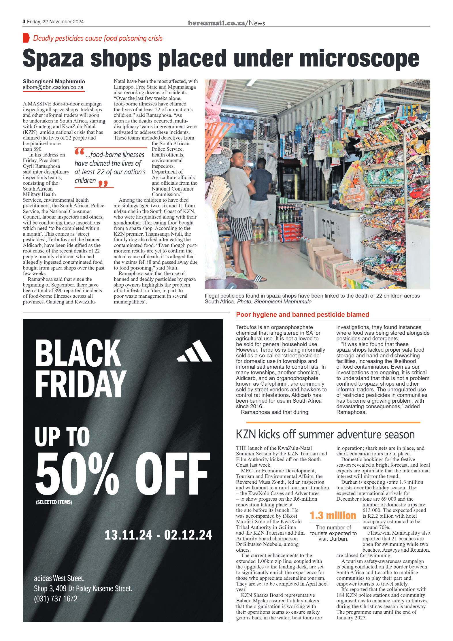 Berea Mail 22 November 2024 page 4