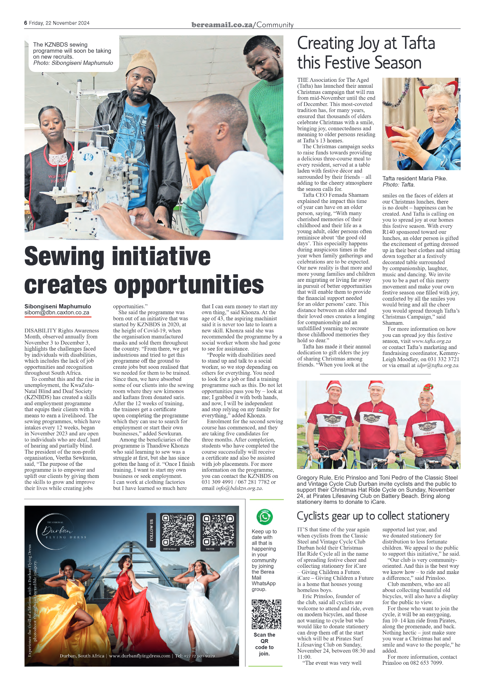 Berea Mail 22 November 2024 page 6