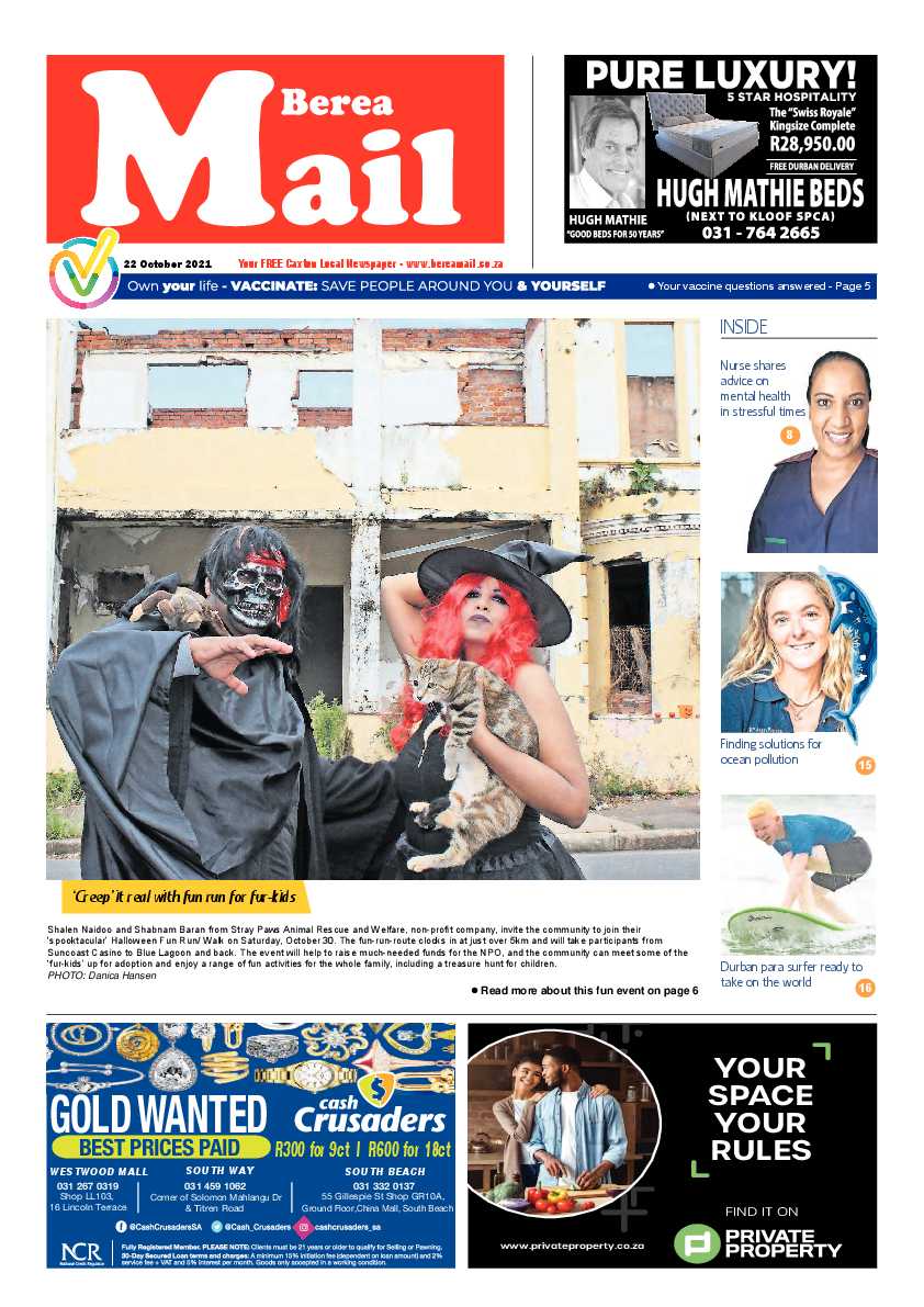 Berea Mail 22 October 2021 page 1