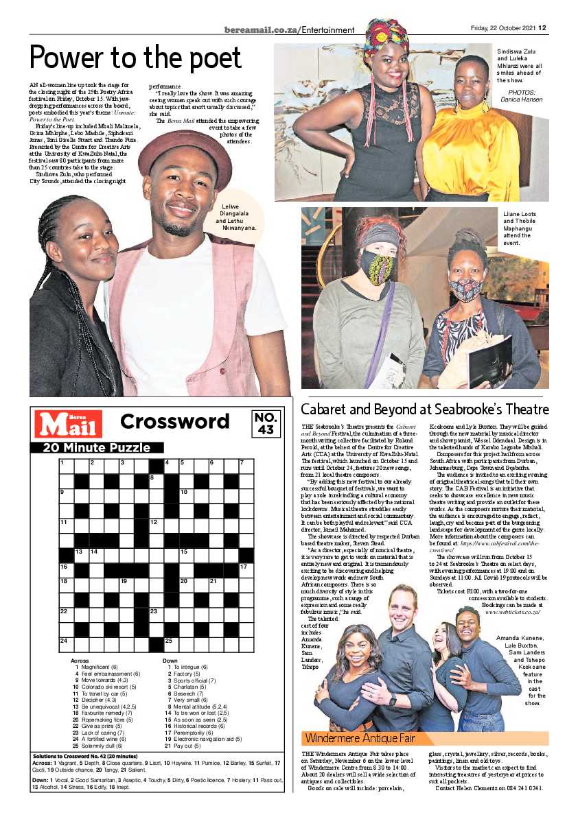 Berea Mail 22 October 2021 page 12