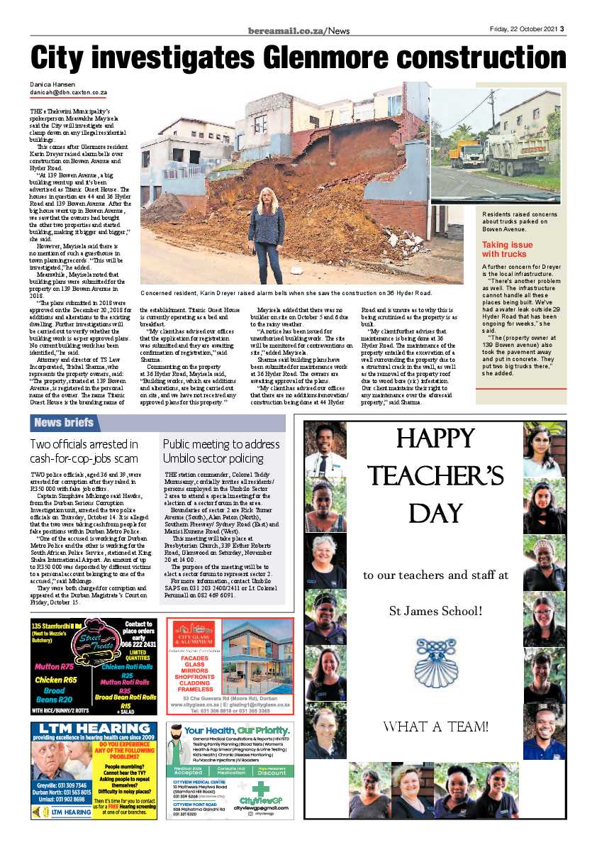 Berea Mail 22 October 2021 page 3