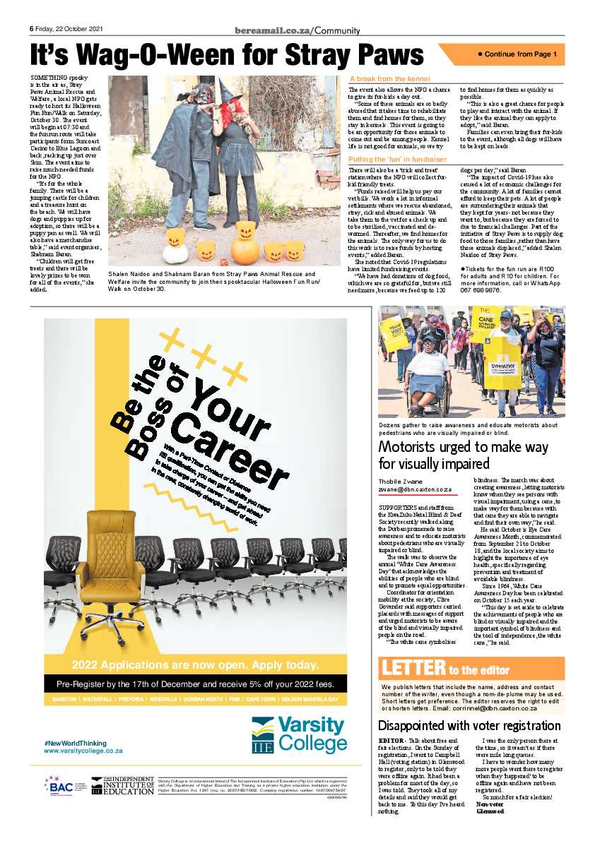 Berea Mail 22 October 2021 page 6