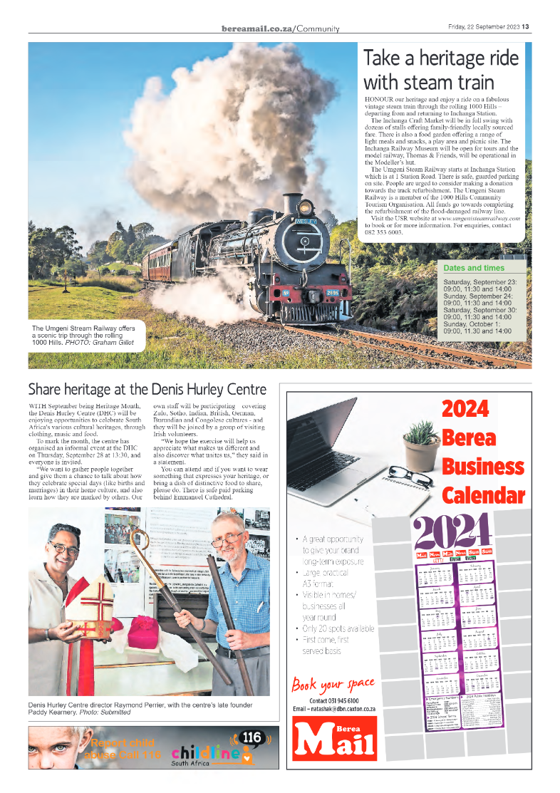 Berea Mail 22 September 2023 page 13
