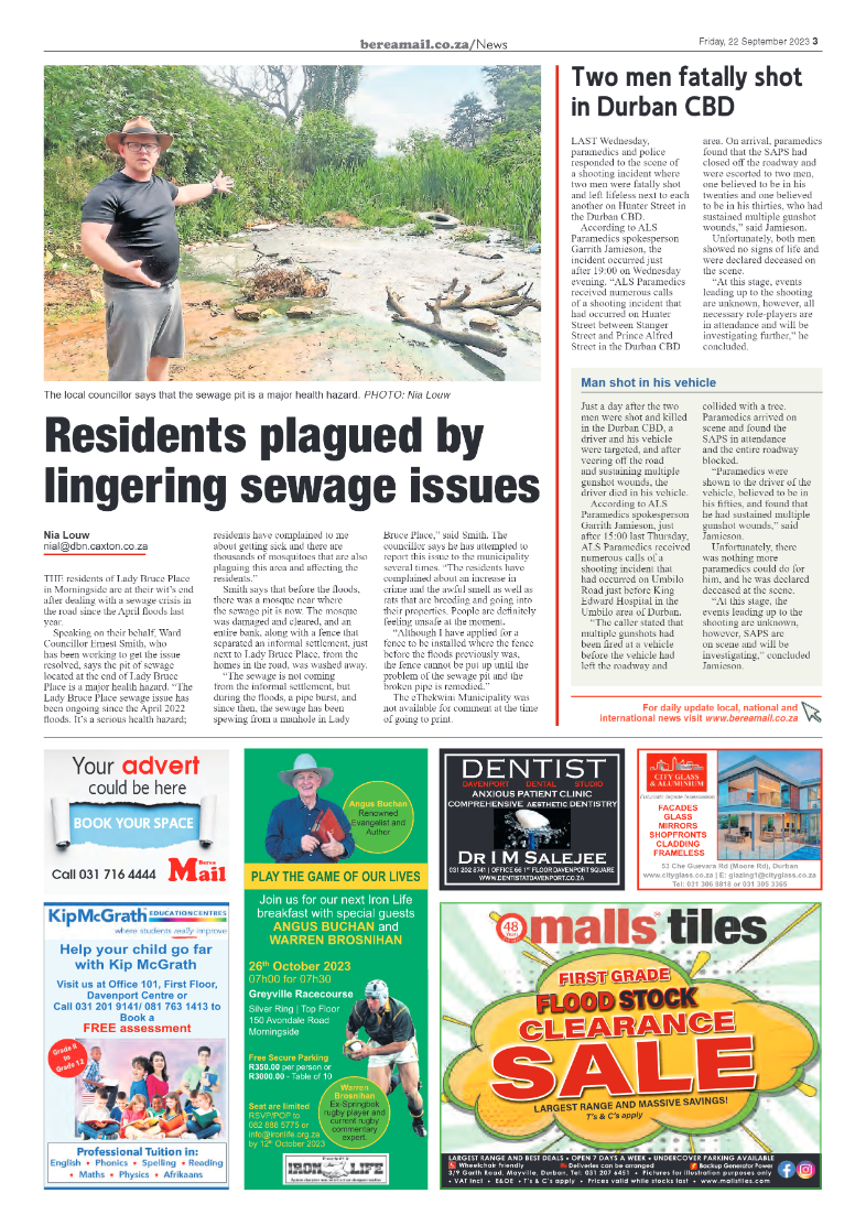 Berea Mail 22 September 2023 page 3