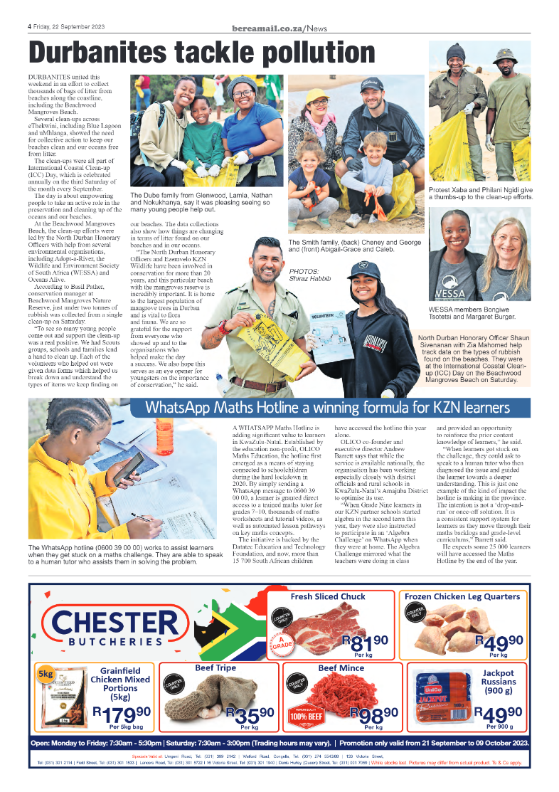 Berea Mail 22 September 2023 page 4