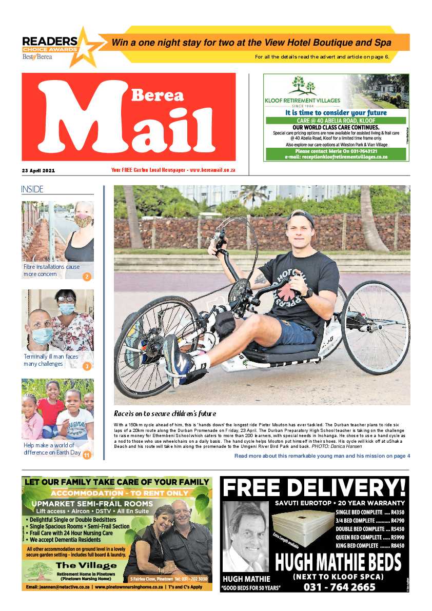 Berea Mail 23 April 2021 page 1