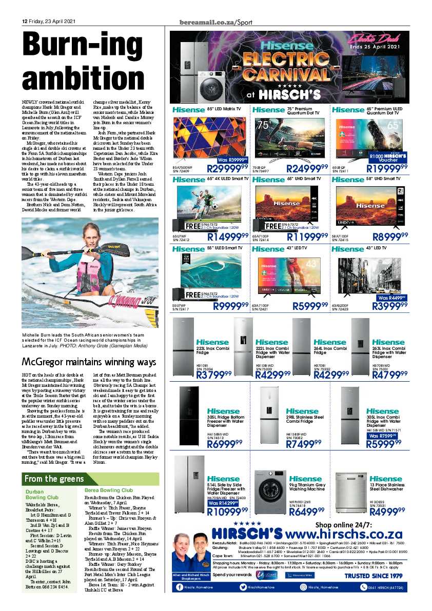 Berea Mail 23 April 2021 page 12