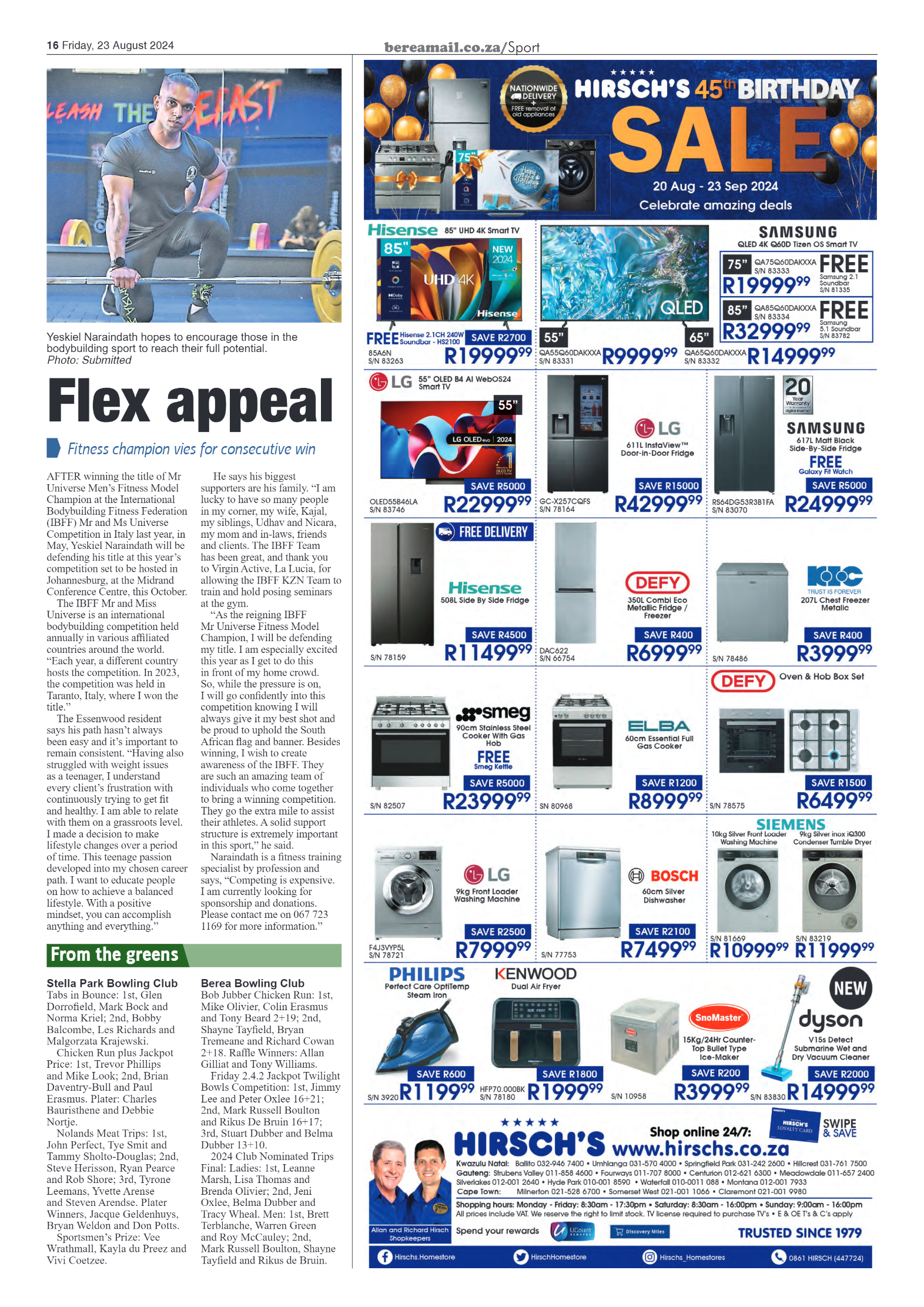 Berea Mail 23 August 2024 page 16
