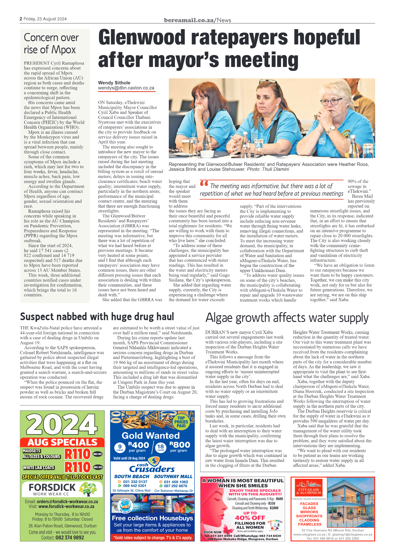 Berea Mail 23 August 2024 page 2